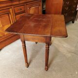 Abating side table, 19th century, solid mahogany
