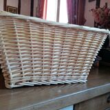 Panier en osier tressé
