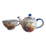 Teapot and cup