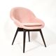 Vintage shlee chair in light pink