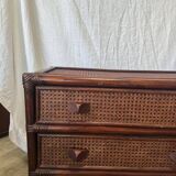 Commode en rotin