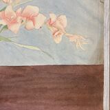Aquarelle fleurs vintage