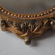 Miroir de style en bois doré vintage