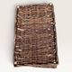 Rectangular wicker basket