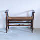Banc en paille