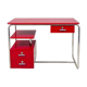 Vintage German Chrome Writing Desk, 1930s