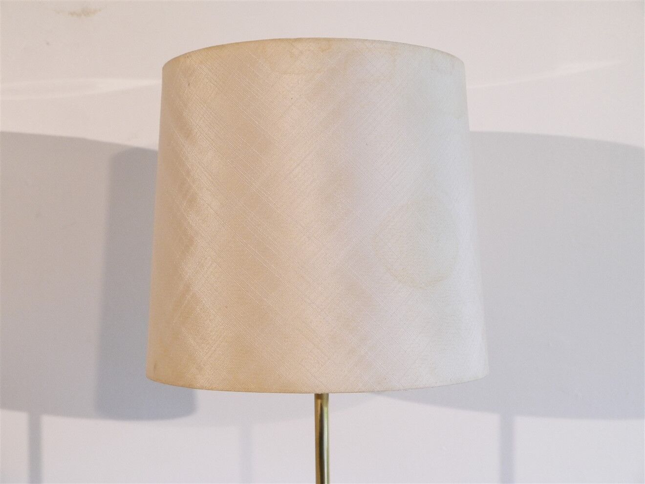 Paire de lampes scandinaves en laiton 1970