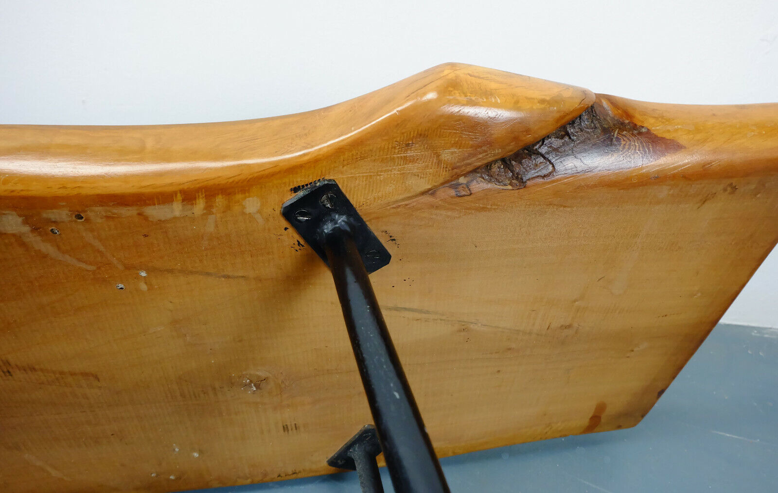 50s coffee table in solid cherry wood