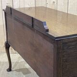 English Chippendale oak desk from the 1930s
