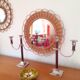 Paire de chandeliers trois feux