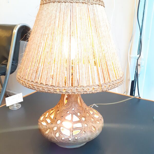 Lampe en céramique à double éclairage
