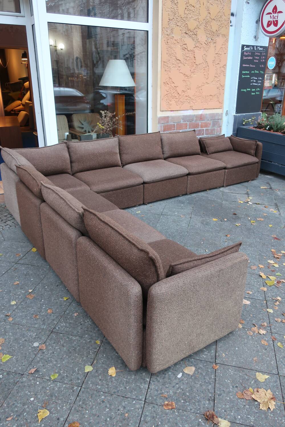 Modular corner sofa from the 70s space age easy chairs