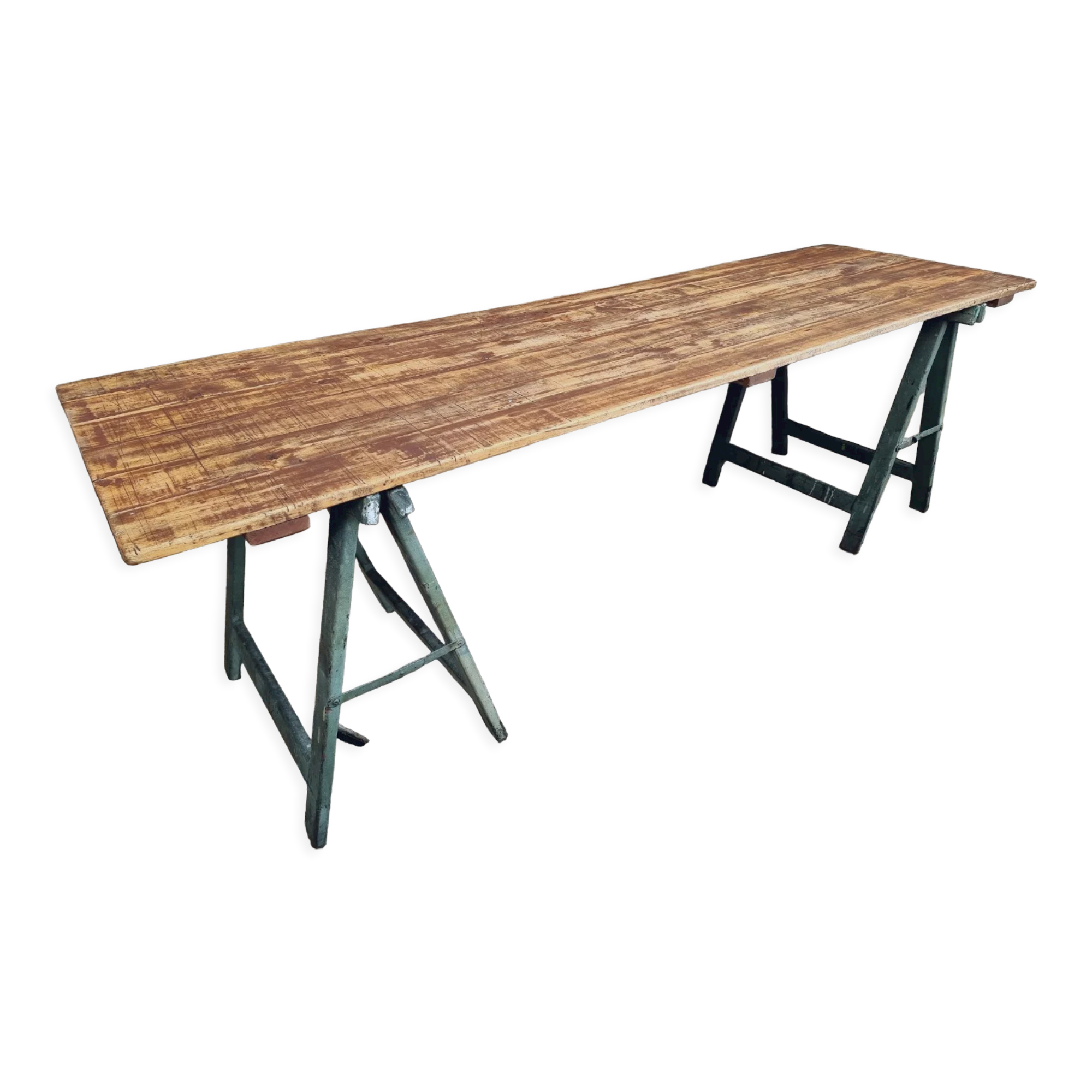 Old table trestle table garden table or dining table