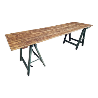 Old table trestle table garden table or dining table