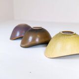 Set of 3 modern mid-century ceramic bowls by Gunnar Nylund Rörstrand, Sweden.