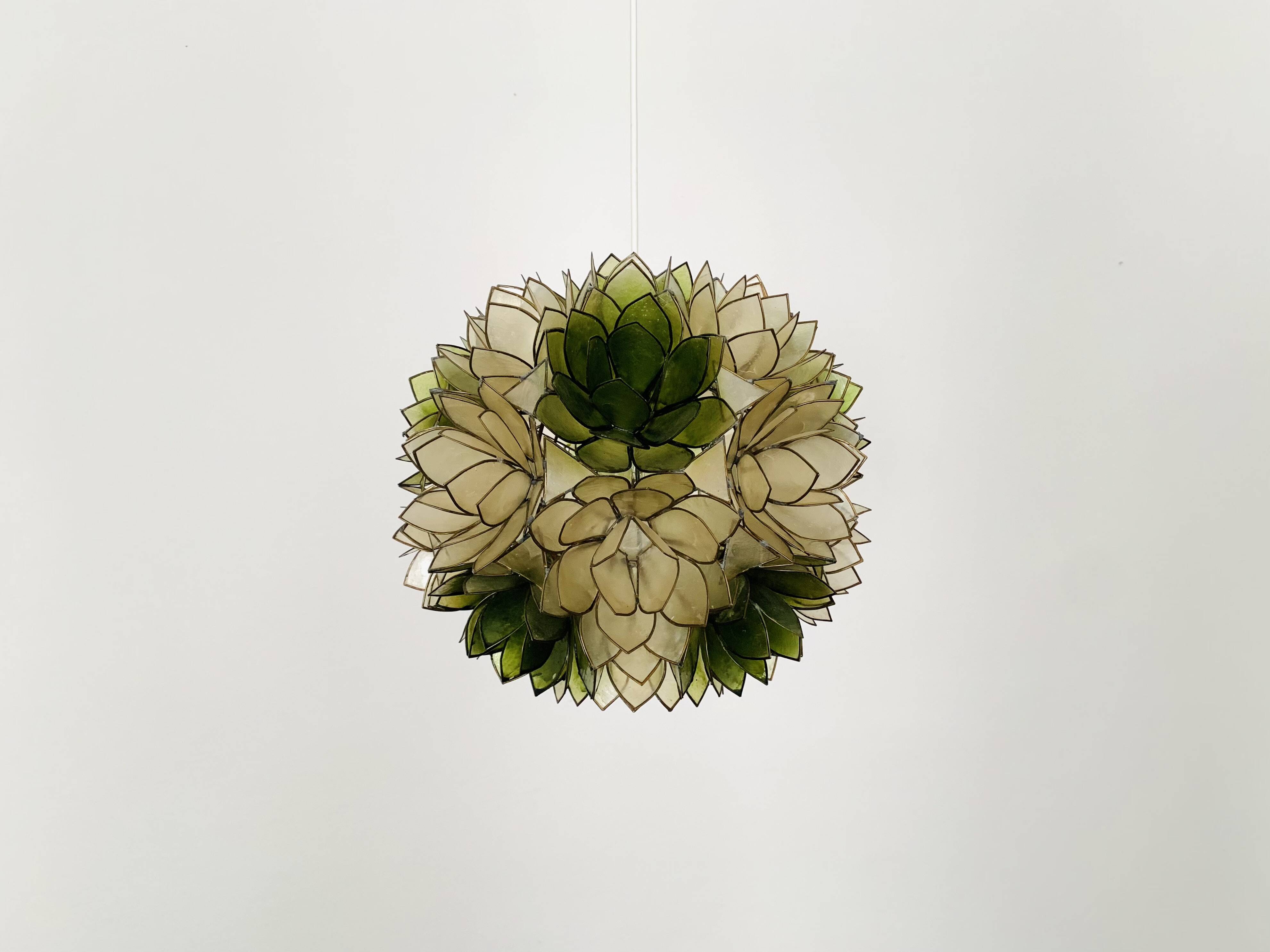 Capiz Shell Pendant Lamp