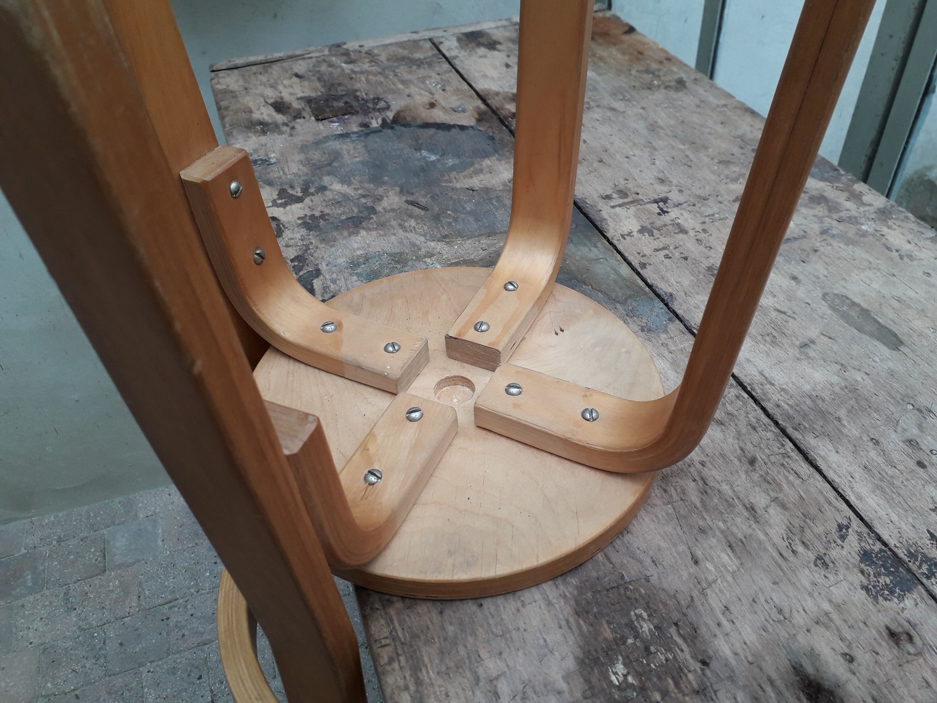 Wooden children's chair