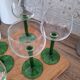 White wine glasses from Alsace