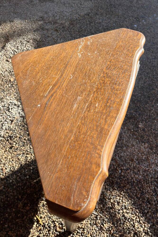 Vintage oak corner unit