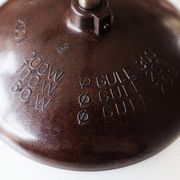Czechoslovak bakelite hanging school lamp, 1960s