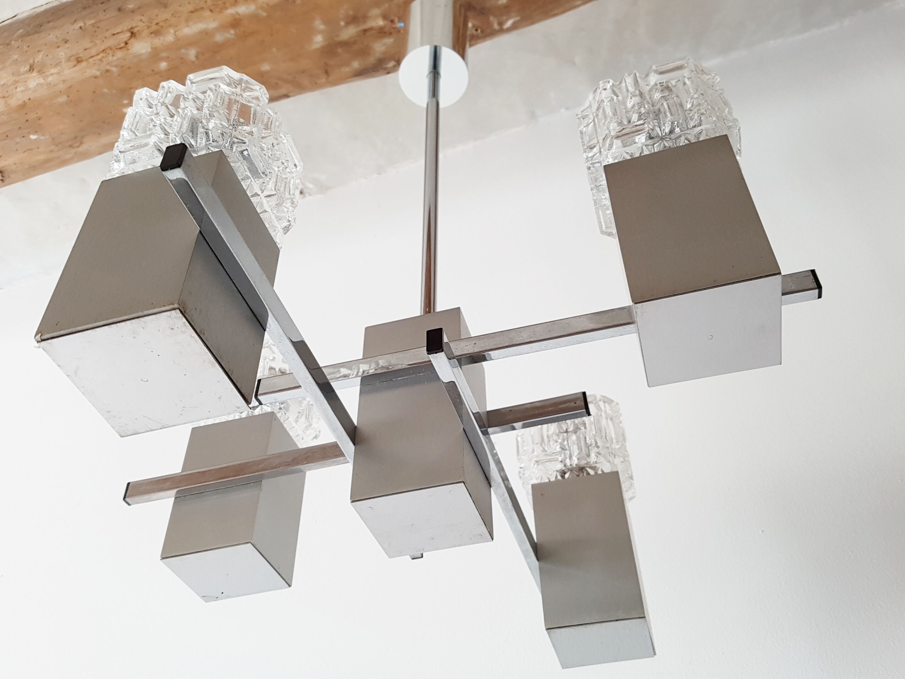 Chandelier space age of the 1970s