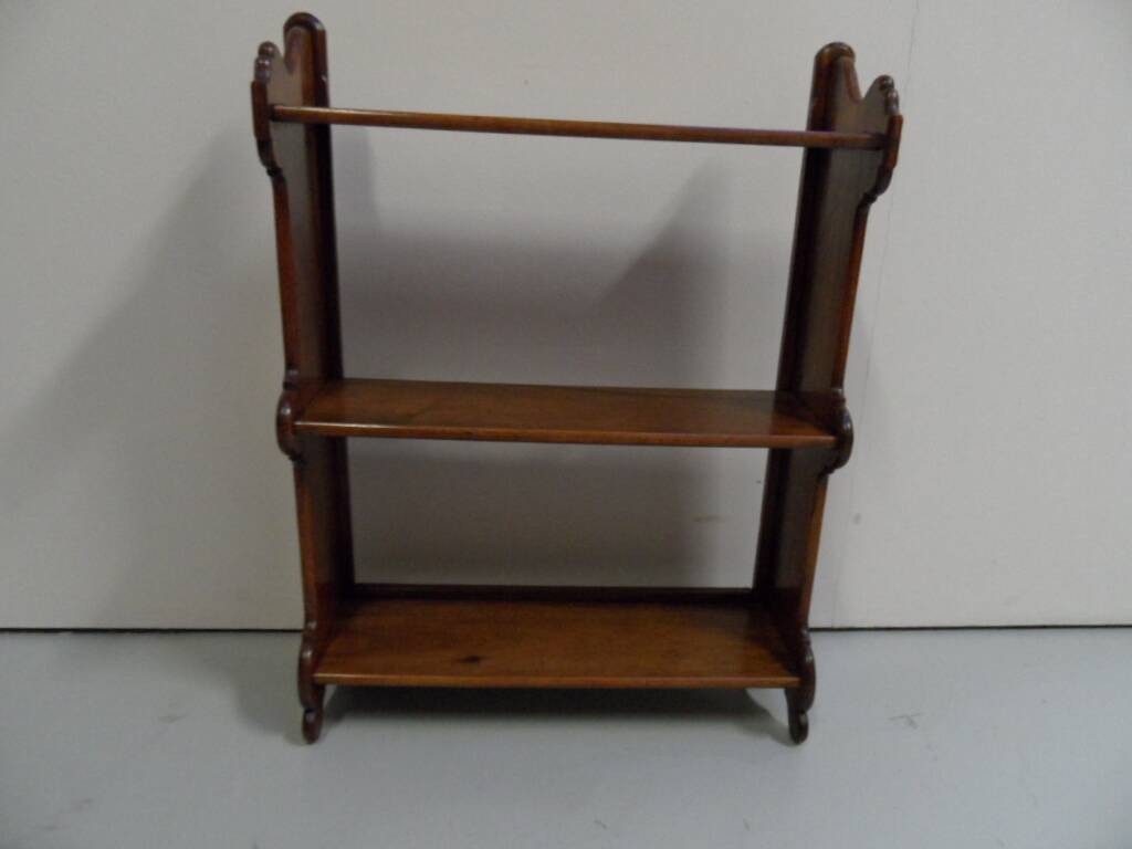 Antique walnut hanging rack