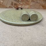 Beige Ceramic Pendant Light Vintage Hanging Decoration #B622