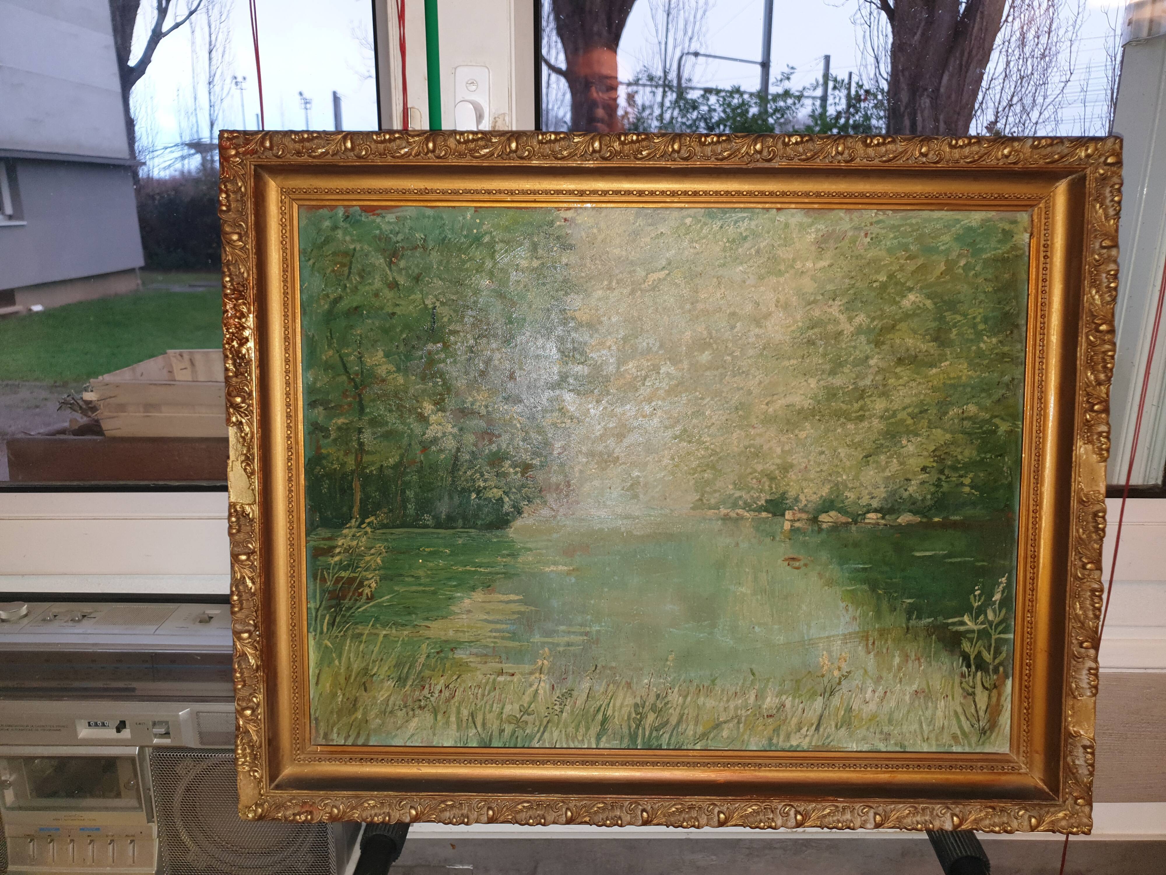 Oil on panel