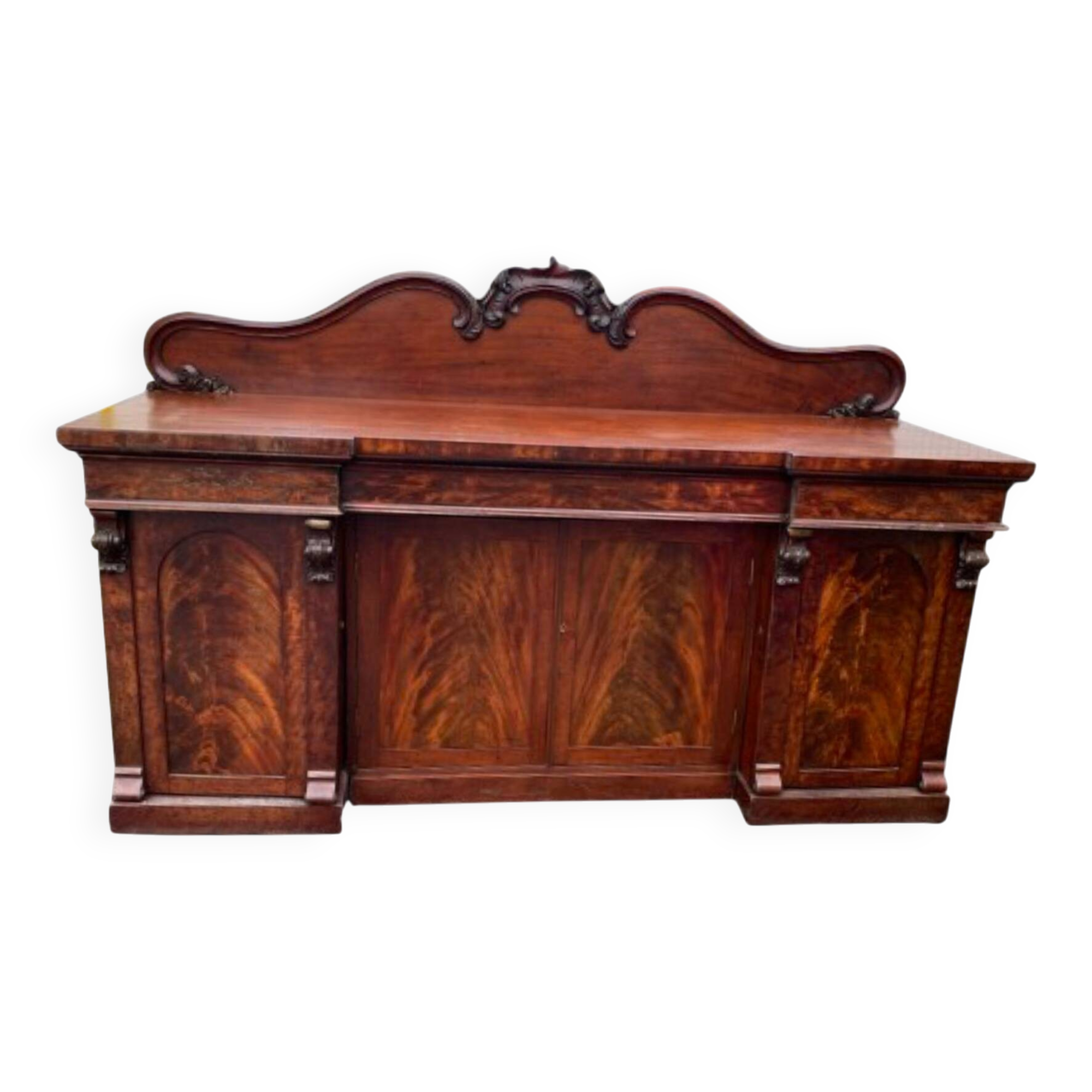 English enfilade in mahogany