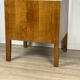 Elegant square-shaped armchair made of natural cherry wood