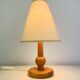 Lampe pin massif années 80, style chalet