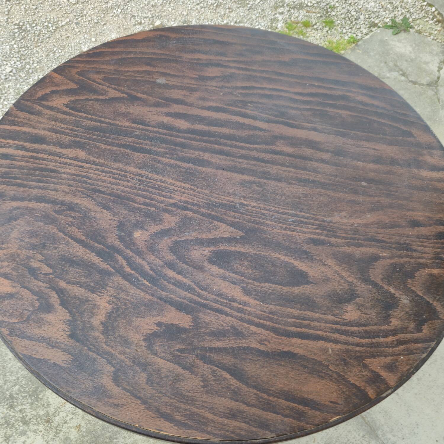 1930s Art Deco Round Coffee Table