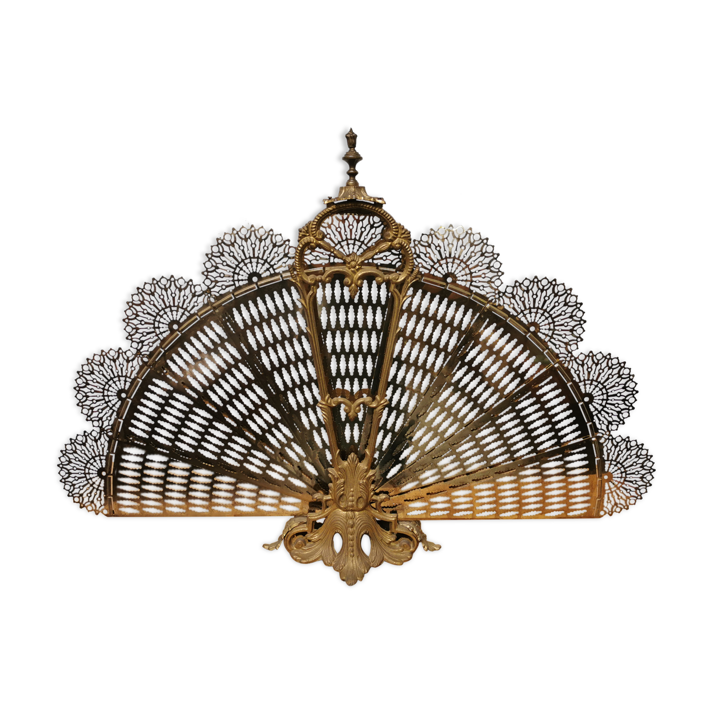 Fire firewall fan peacock bronze