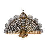 Fire firewall fan peacock bronze