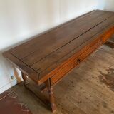 Wooden farm table
