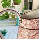 Broc vintage enamel pink and white