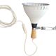Vintage clamp lamp - Wood and metal - 70s
