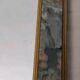 Antique Octagonal Mirror 45x35 with Floral Decor from the 80s Vintage