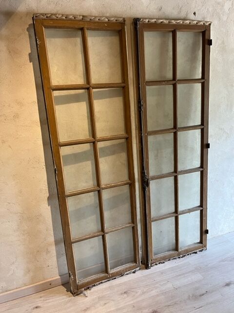 Pair of glass doors of castle XIXth