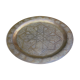 Decorative tray in chiseled bronze