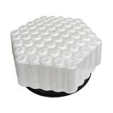 Large Honeycomb wall lamp ceiling lamp Czechoslovakia Kamenický Šenov 1960s