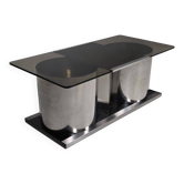 Table basse avec bar à sec dissimulé par Ludovico Acerbis pour Acerbis, Italie, 1970