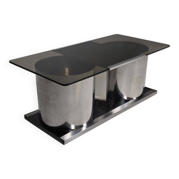 Coffee table with concealed dry bar by Ludovico Acerbis for Acerbis, Italy, 1970