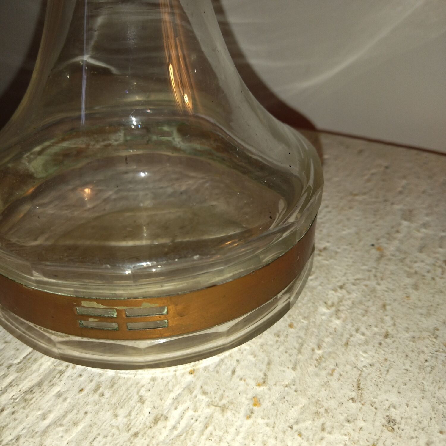 Art-nouveau decanter Locksmith-Bovy