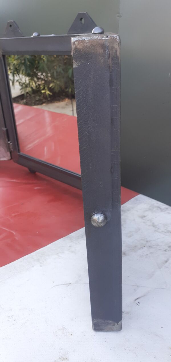 Miroir triptyque métal