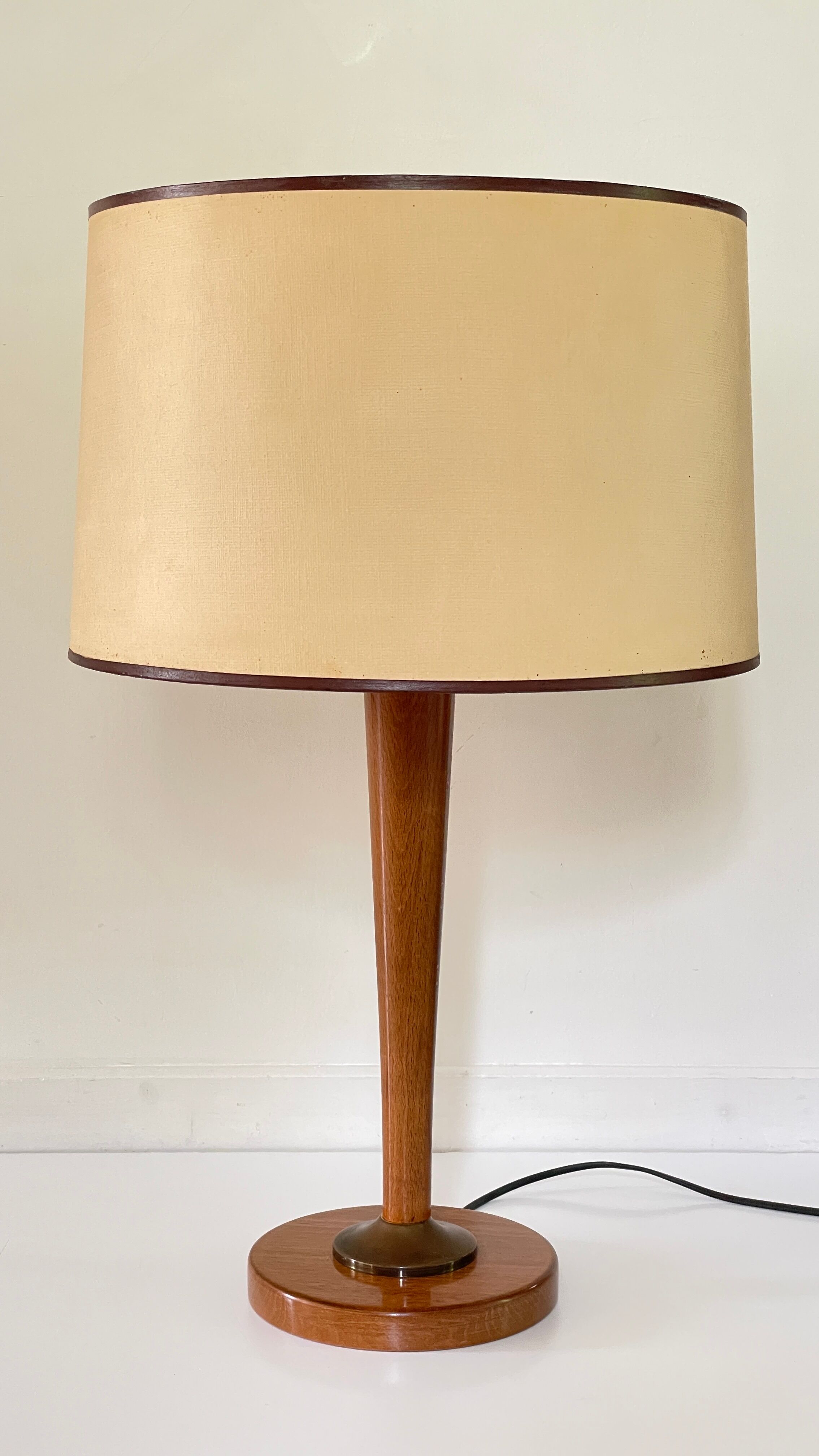 Office lamp by Unilux in wood 1960