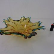 Sommerso Murano Glass Bowl, Italy, 1960s