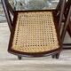 Vintage folding chairs wood and canning