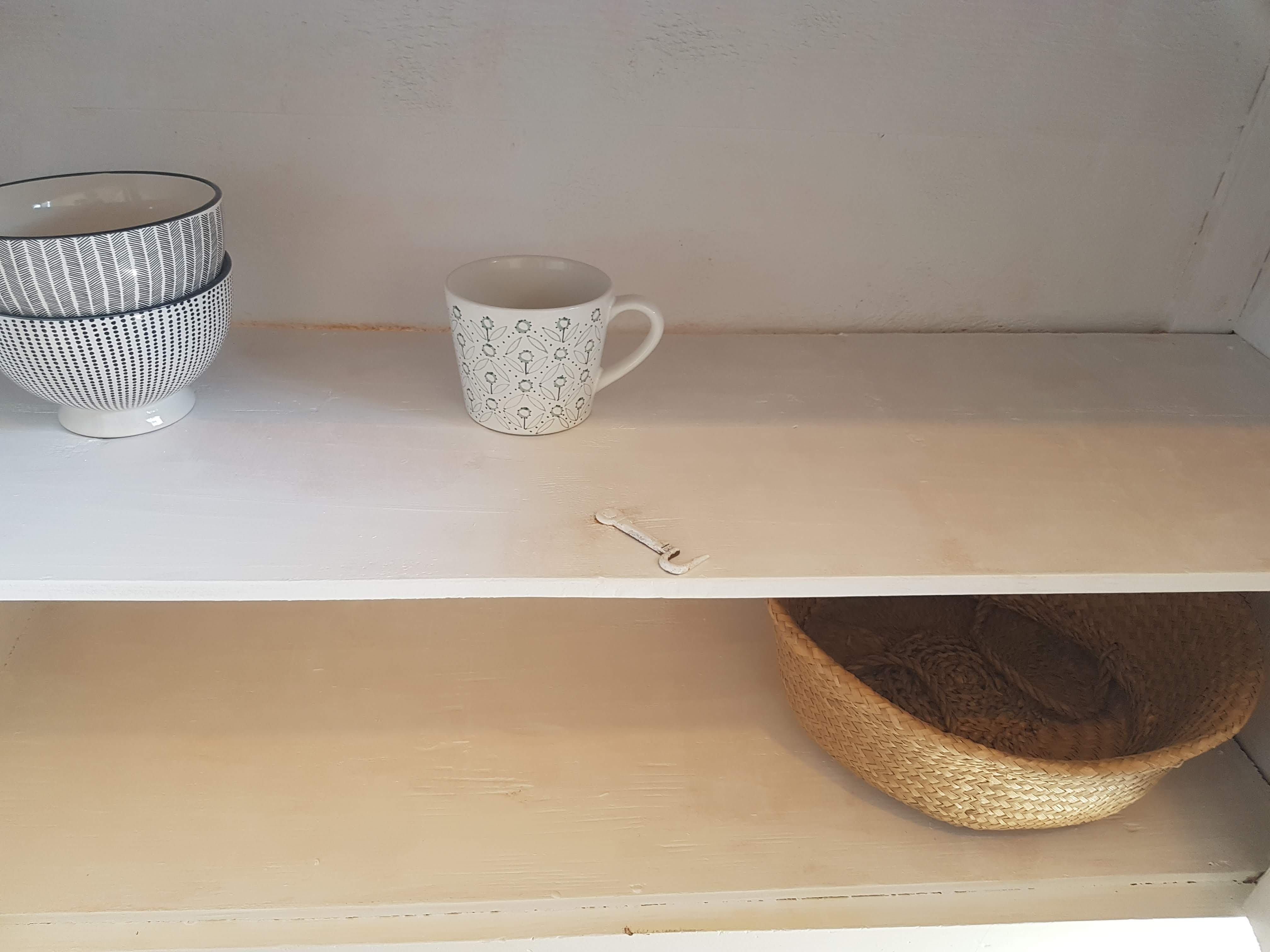 Old white Parisian buffet