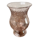 Biot bubbled glass candle holder